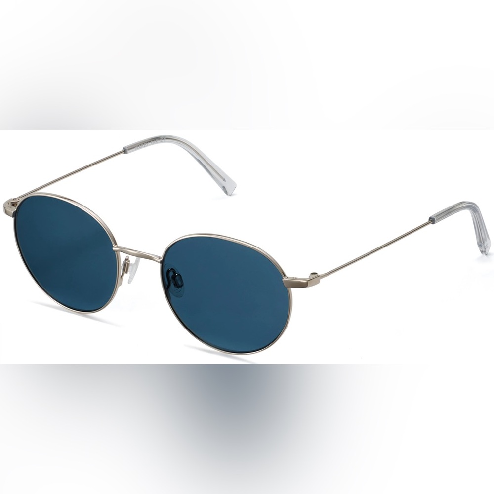 Warby Parker Merrick Silver Sunglasses